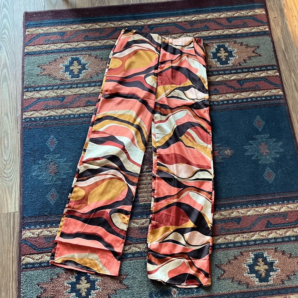 Groovy straight wide leg pants